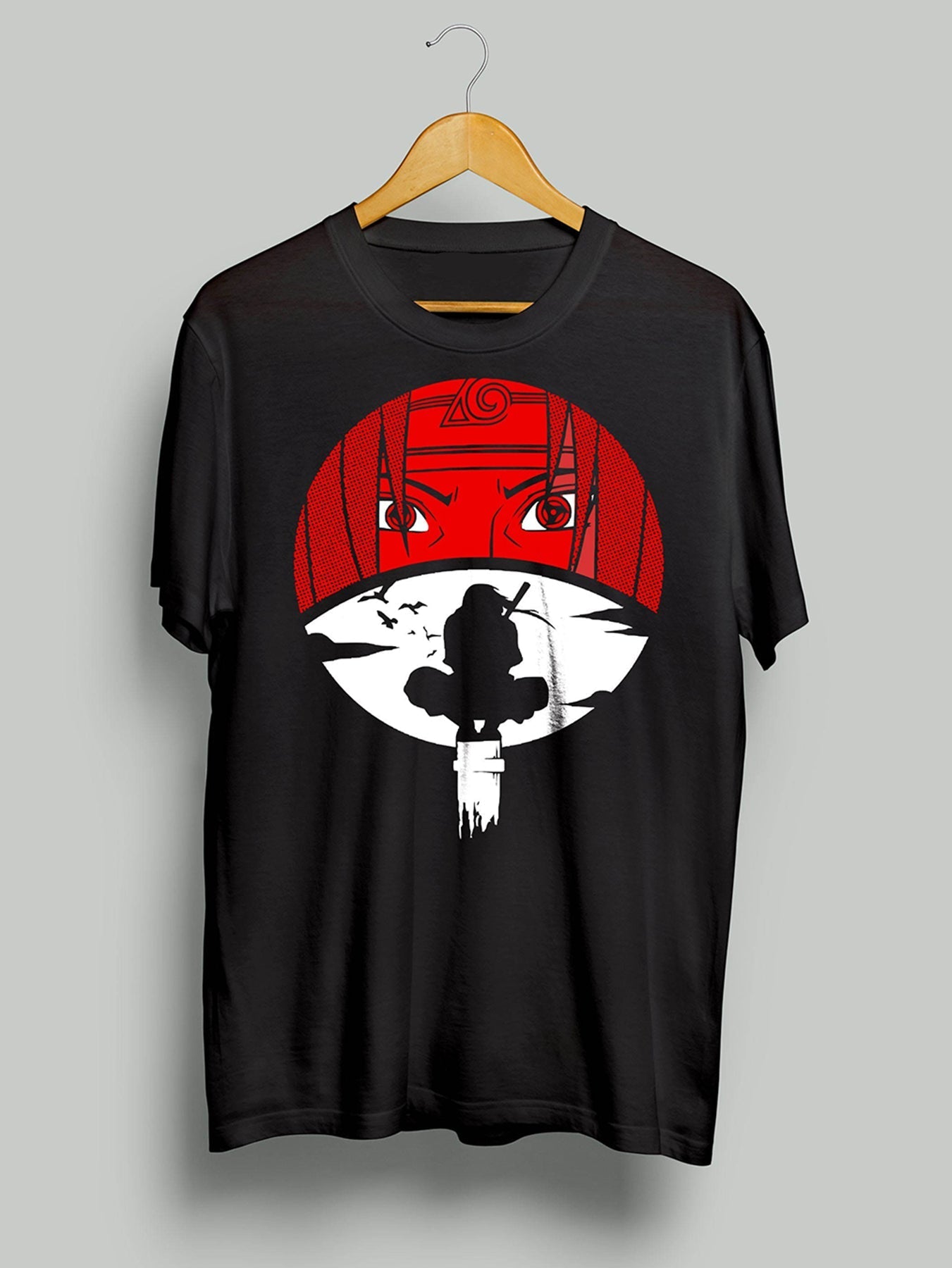 Itachi Uchiha Black T-Shirt